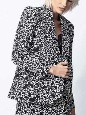 Zadig & Voltaire Viking Jac Coeur Jacket.